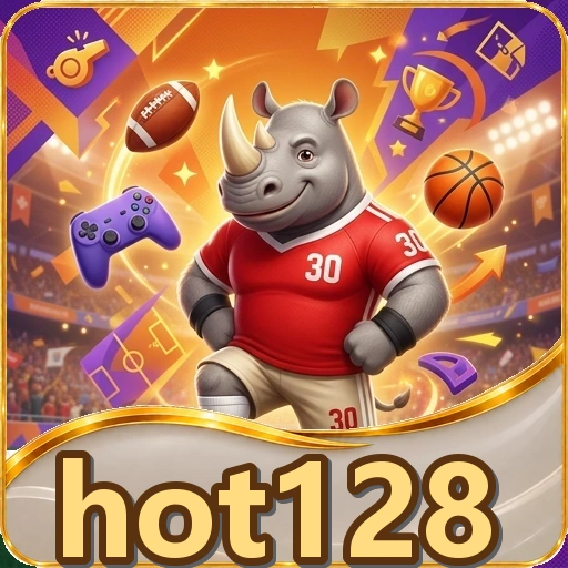 Aplikasi mobile hot128 di layar HP
